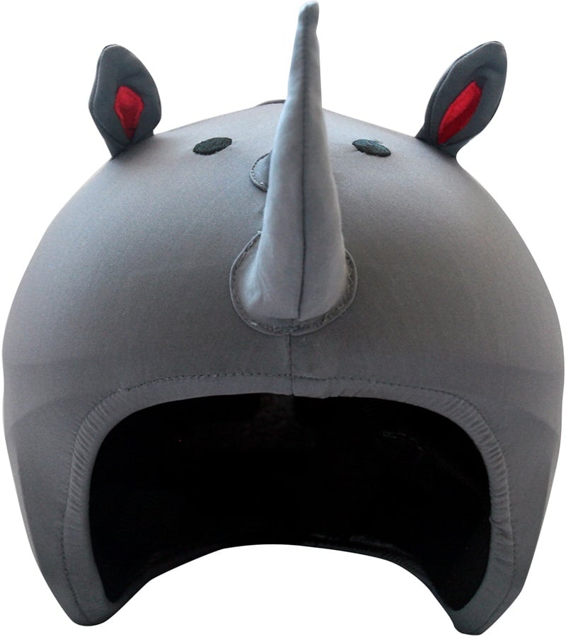 Coolcasc Animals Ski/Snowboard Helmet Cover, One Size, Rhino